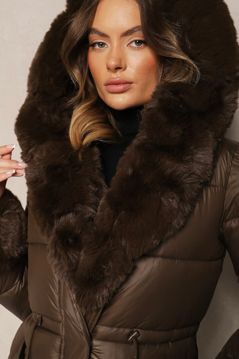 Яке ABAMBINA BROWN, Цвят: кафяв, IVET.BG - Твоят онлайн бутик.