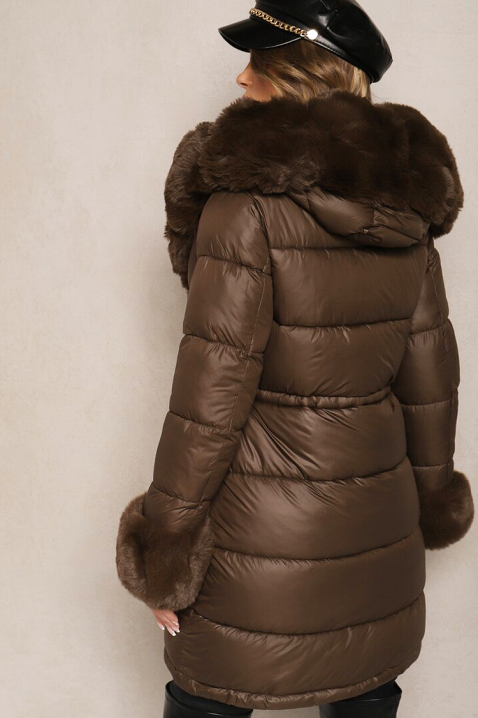 Яке ABAMBINA BROWN, Цвят: кафяв, IVET.BG - Твоят онлайн бутик.