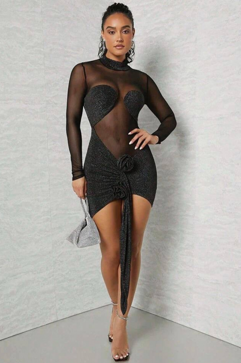 Рокля NAKETINA, Цвят: черен, IVET.BG - Твоят онлайн бутик.