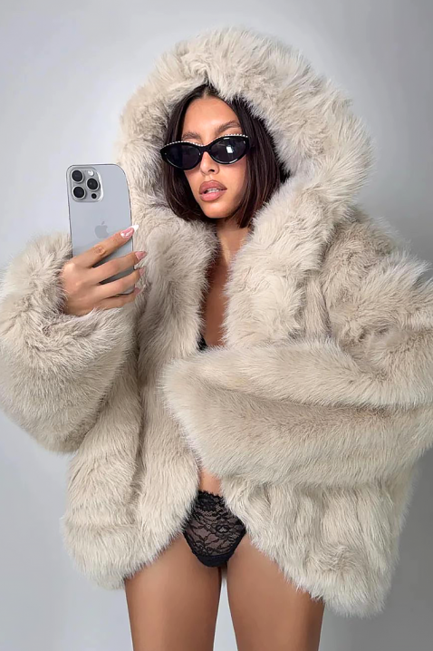 Палто VANYA ECRU, Цвят: екрю, IVET.BG - Твоят онлайн бутик.