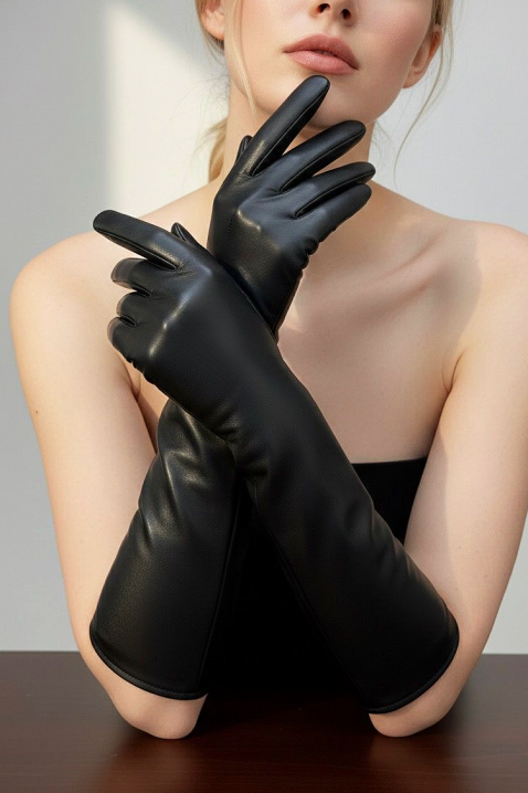 Дамски ръкавици MADONEZA, Цвят: черен, IVET.BG - Твоят онлайн бутик.