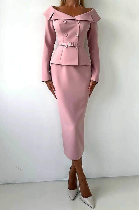 Комплект FLAMORZA, Цвят: пудра, IVET.BG - Твоят онлайн бутик.