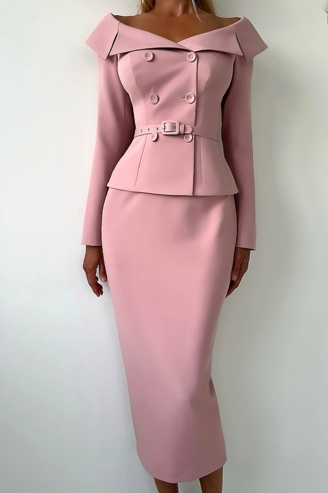 Комплект FLAMORZA, Цвят: пудра, IVET.BG - Твоят онлайн бутик.