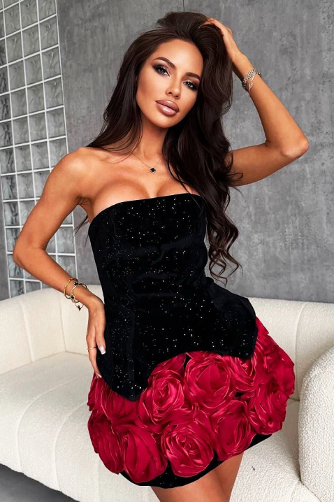 Рокля ROSENSA RED, Цвят: червен, IVET.BG - Твоят онлайн бутик.