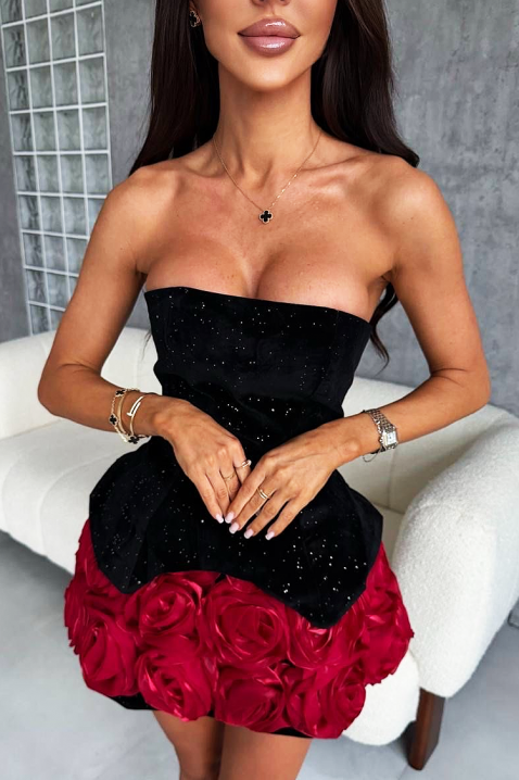 Рокля ROSENSA RED, Цвят: червен, IVET.BG - Твоят онлайн бутик.