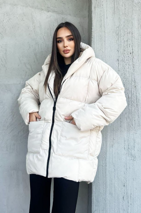 Яке ELESIRA WHITE, Цвят: бял, IVET.BG - Твоят онлайн бутик.