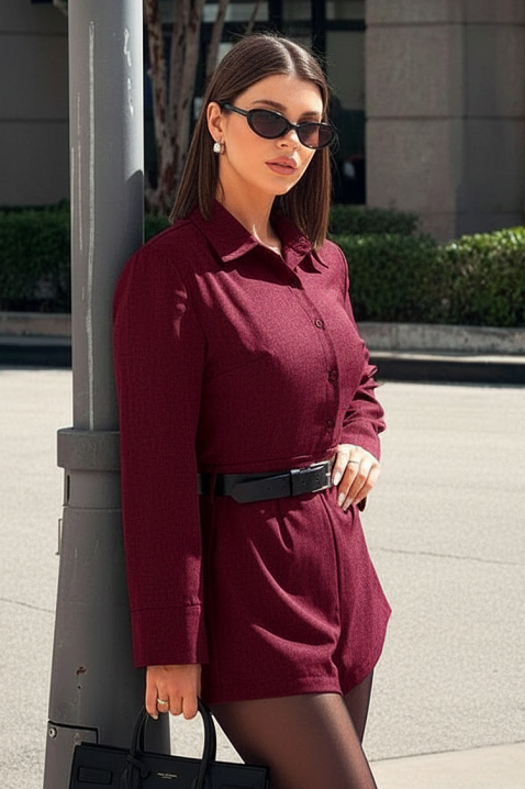 Комплект PANTESINA BORDO, Цвят: бордо, IVET.BG - Твоят онлайн бутик.