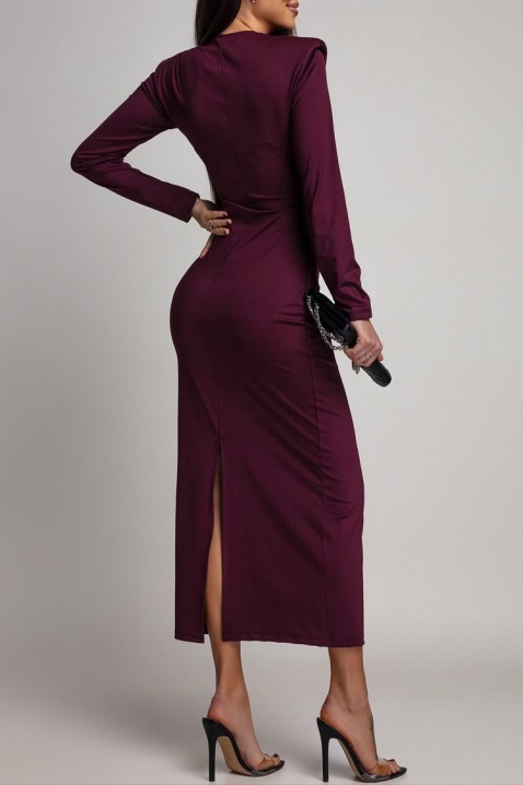 Рокля VTELANZA BORDO, Цвят: бордо, IVET.BG - Твоят онлайн бутик.