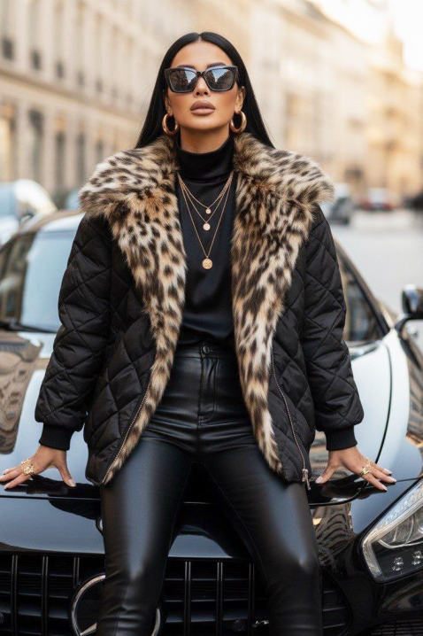 Яке MAREDONA, Цвят: черен, IVET.BG - Твоят онлайн бутик.