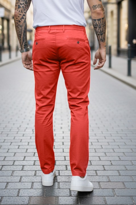 Мъжки панталон TOXER CORAL, Цвят: корал, IVET.BG - Твоят онлайн бутик.
