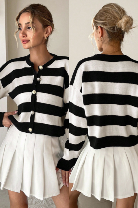 Жилетка AMORNEZA BLACK, Цвят: черен, IVET.BG - Твоят онлайн бутик.