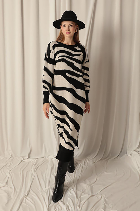 Рокля ZEBRINDA BLACK, Цвят: черен, IVET.BG - Твоят онлайн бутик.