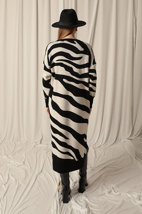 Рокля ZEBRINDA BLACK, Цвят: черен, IVET.BG - Твоят онлайн бутик.