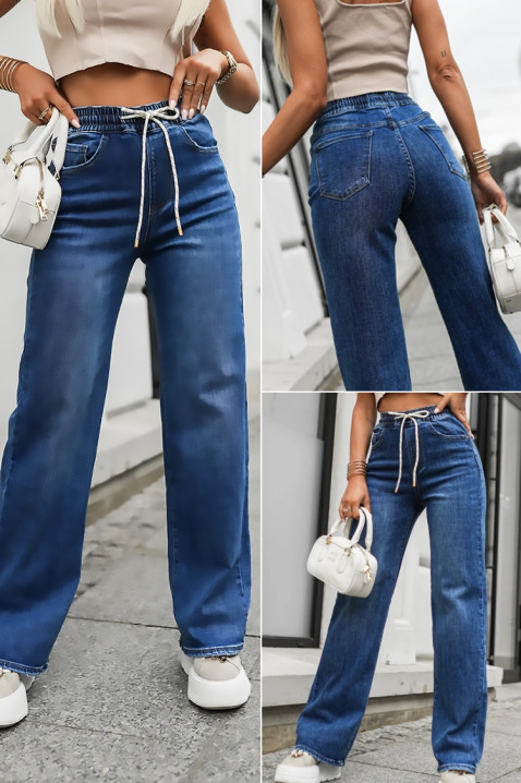 Дънки MOSKONZA, Цвят: син, IVET.BG - Твоят онлайн бутик.