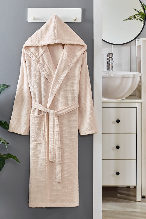 Халат за баня JEROLMA ECRU, Цвят: екрю, IVET.BG - Твоят онлайн бутик.