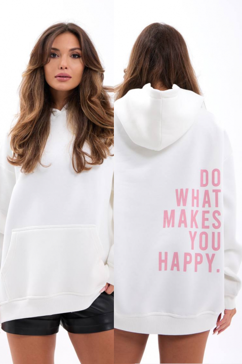 Суичър TRISORDA WHITE, Цвят: черен, IVET.BG - Твоят онлайн бутик.