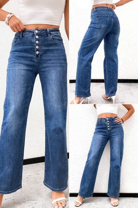 Дънки ZVERLENDA, Цвят: син, IVET.BG - Твоят онлайн бутик.