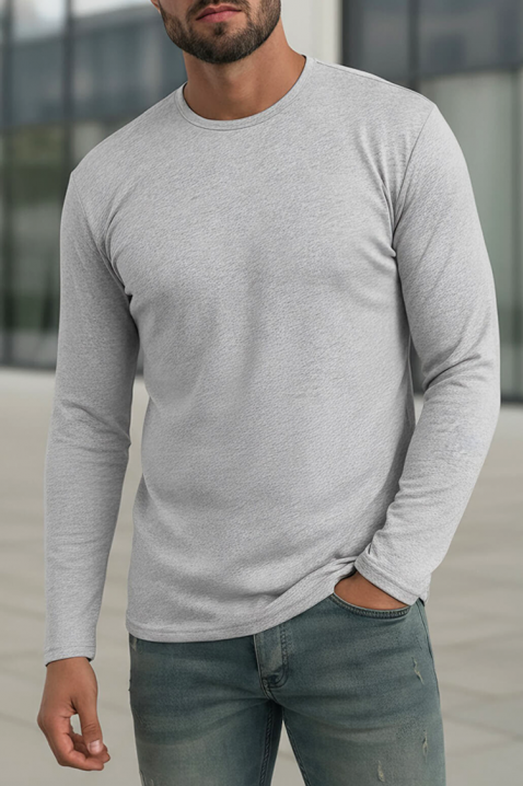 Мъжка блуза GLOMERZO GREY, Цвят: сив, IVET.BG - Твоят онлайн бутик.