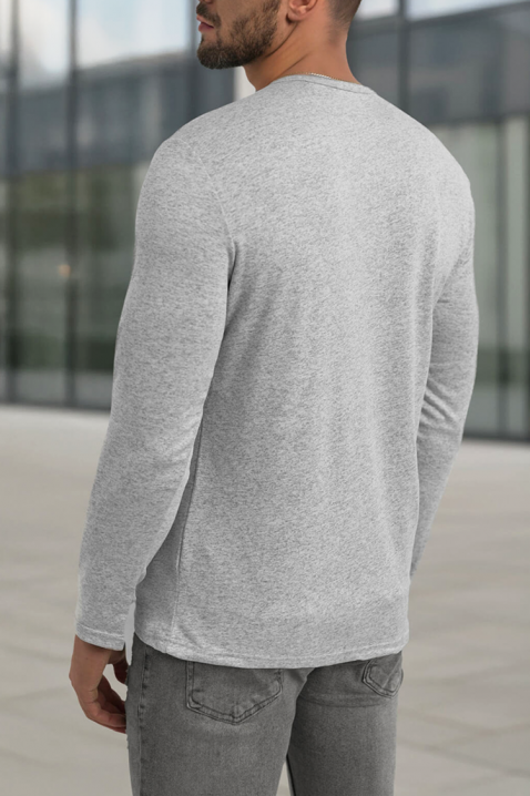 Мъжка блуза GLOMERZO GREY, Цвят: сив, IVET.BG - Твоят онлайн бутик.