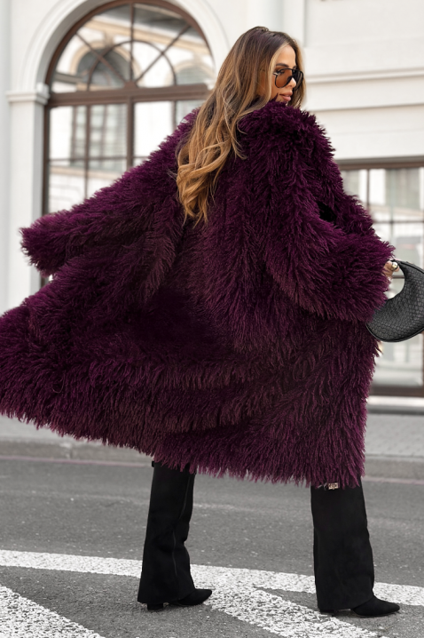 Палто EMEGONSA PURPLE, Цвят: лилав, IVET.BG - Твоят онлайн бутик.