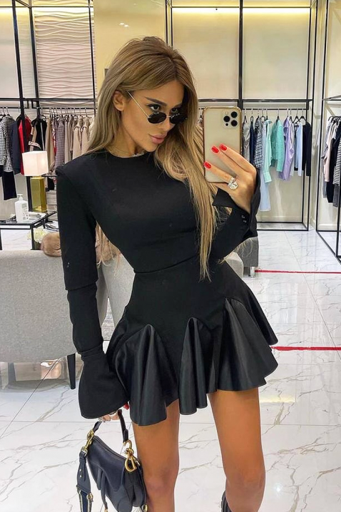 Рокля AGLORTA, Цвят: черен, IVET.BG - Твоят онлайн бутик.