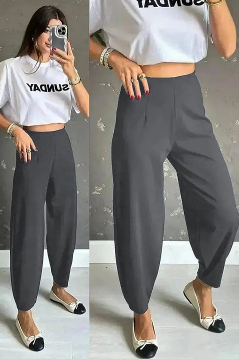 Панталон AMAROLDA GRAFIT, Цвят: графит, IVET.BG - Твоят онлайн бутик.