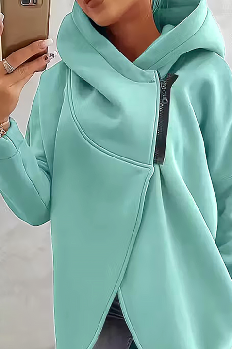 Суичър SIOMEJA SKY, Цвят: светлосин, IVET.BG - Твоят онлайн бутик.