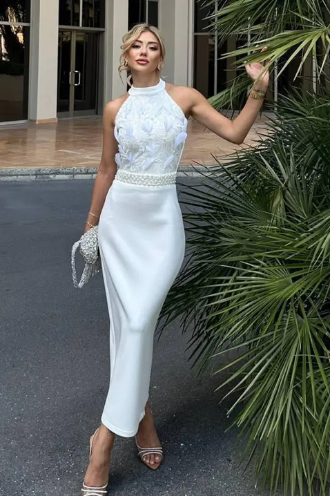 Рокля KERTONA, Цвят: бял, IVET.BG - Твоят онлайн бутик.