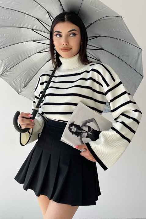 Пуловер ALSETINA ECRU, Цвят: екрю, IVET.BG - Твоят онлайн бутик.