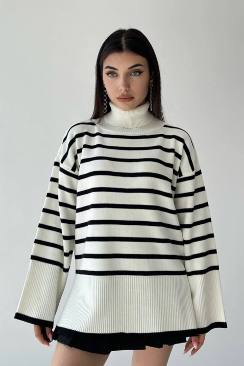 Пуловер ALSETINA ECRU, Цвят: екрю, IVET.BG - Твоят онлайн бутик.