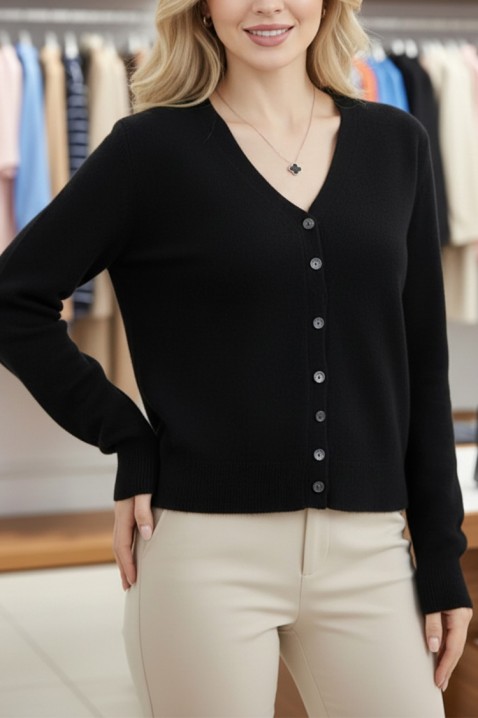 Жилетка VALELZA BLACK, Цвят: черен, IVET.BG - Твоят онлайн бутик.