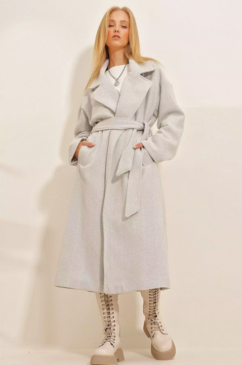 Палто SILVONZA GREY, Цвят: сив, IVET.BG - Твоят онлайн бутик.