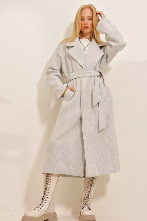 Палто SILVONZA GREY, Цвят: сив, IVET.BG - Твоят онлайн бутик.