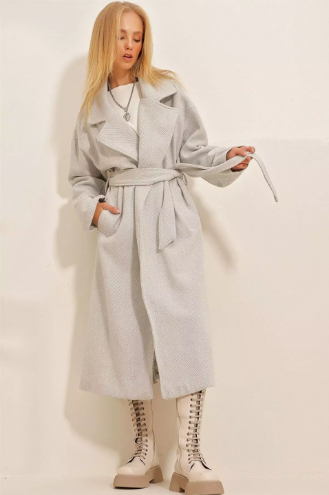 Палто SILVONZA GREY, Цвят: сив, IVET.BG - Твоят онлайн бутик.