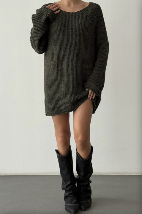 Пуловер ALIZANA KHAKI, Цвят: каки, IVET.BG - Твоят онлайн бутик.