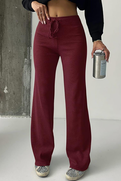 Панталон ZENTANA BORDO, Цвят: бордо, IVET.BG - Твоят онлайн бутик.