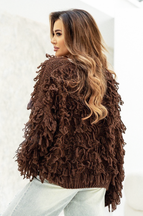 Жилетка DORFELINA, Цвят: кафяв, IVET.BG - Твоят онлайн бутик.