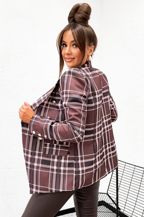 Сако SORANZA BROWN, Цвят: кафяв, IVET.BG - Твоят онлайн бутик.