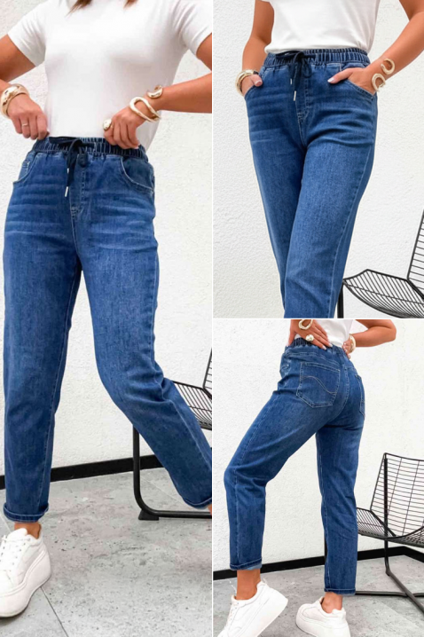 Дънки JERSIKANA, Цвят: син, IVET.BG - Твоят онлайн бутик.