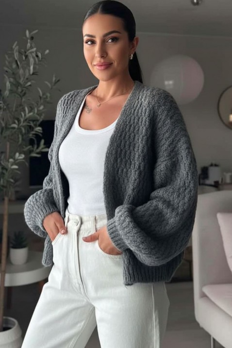 Жилетка PLEVOLDA, Цвят: сив, IVET.BG - Твоят онлайн бутик.