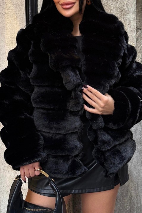 Палто GROIMELFA BLACK, Цвят: черен, IVET.BG - Твоят онлайн бутик.