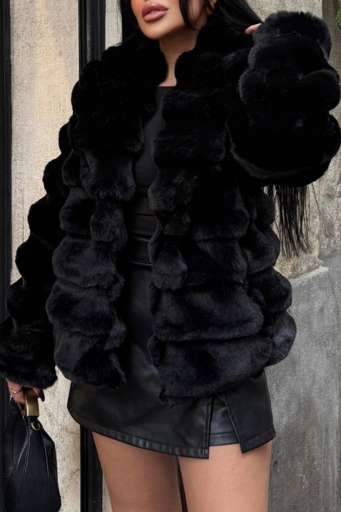 Палто GROIMELFA BLACK, Цвят: черен, IVET.BG - Твоят онлайн бутик.