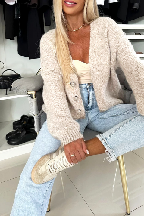 Жилетка VELMENDRIA BEIGE, Цвят: беж, IVET.BG - Твоят онлайн бутик.