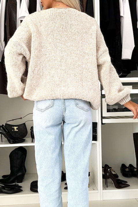 Жилетка VELMENDRIA BEIGE, Цвят: беж, IVET.BG - Твоят онлайн бутик.