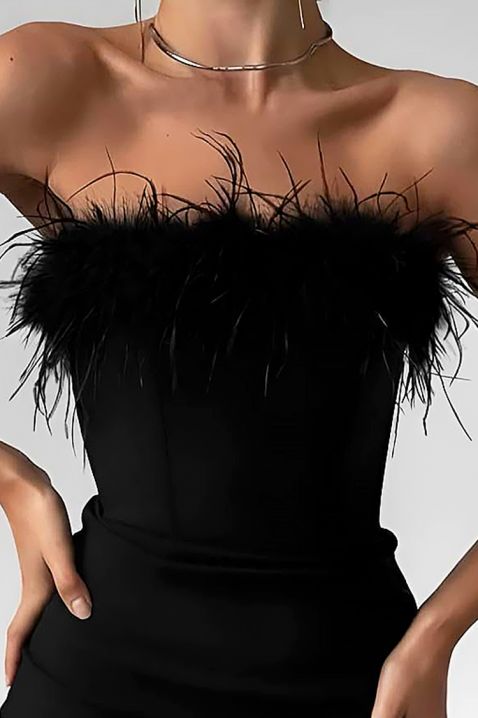 Рокля SAROELTA BLACK, Цвят: черен, IVET.BG - Твоят онлайн бутик.