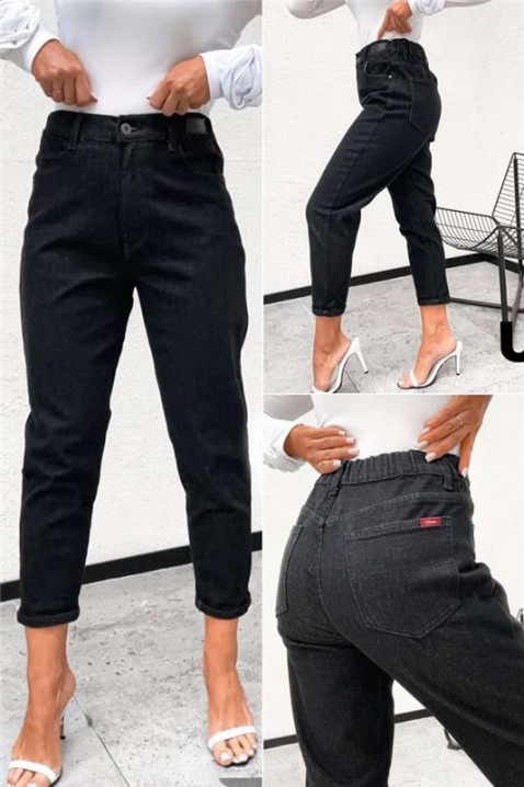 Дънки LELONZANA, Цвят: черен, IVET.BG - Твоят онлайн бутик.