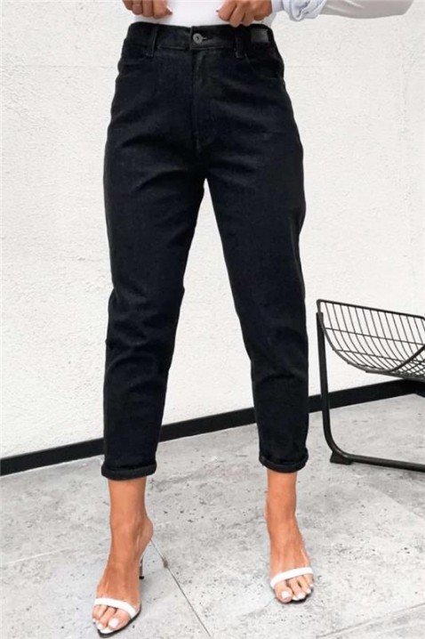 Дънки LELONZANA, Цвят: черен, IVET.BG - Твоят онлайн бутик.