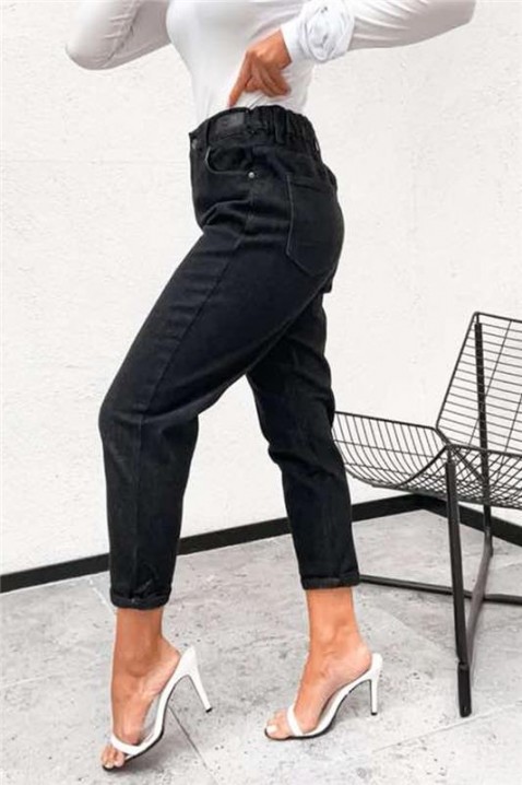 Дънки LELONZANA, Цвят: черен, IVET.BG - Твоят онлайн бутик.