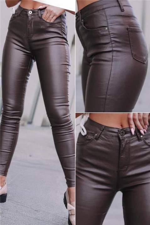 Панталон ROLERZA, Цвят: кафяв, IVET.BG - Твоят онлайн бутик.