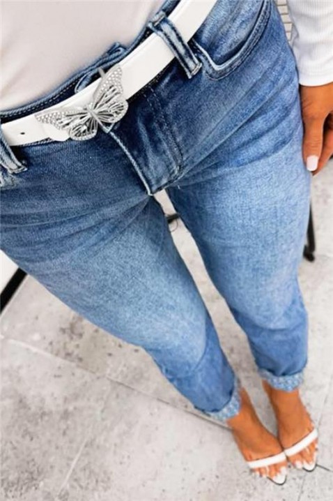 Дънки EVREZALDA, Цвят: светлосин, IVET.BG - Твоят онлайн бутик.